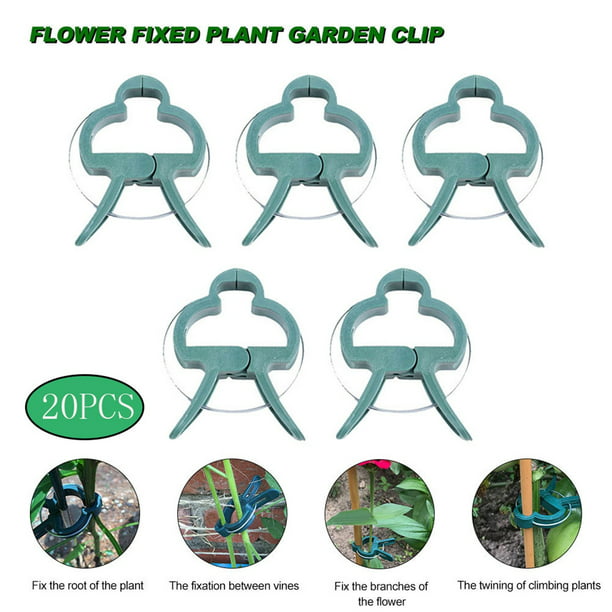 Plastic Plants Fixing Clip Ties Garden Potted Branches Vine Supports Tool Supply 
